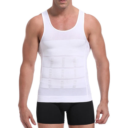 Men's Slimming Body Shaper Vest - Streamlined Compression Support, Tummy & Chest Sculpting, Breathable Everyday Wear by Anti Spier