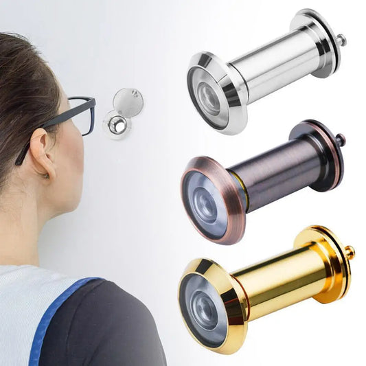 Front Door Peephole Viewer Apartment Essentials Security Cat Eye Mirror New 2024 by Anti Spier