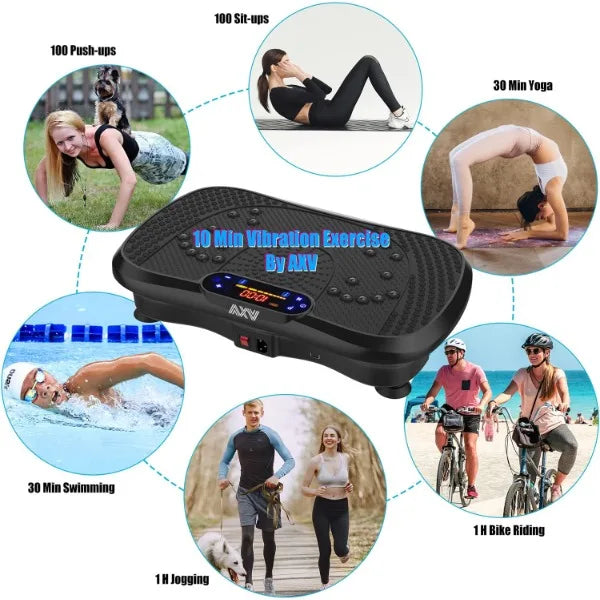Vibration Plate Fitness Platform Exercise Machine Vibrating Lymphatic Drainage Shaking Full Body Shaker Workout Vibrate by Anti Spier