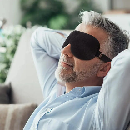 Ultimate Relaxation Deluxe Premium Ultra-Soft 3pcs Sleep Eye Mask Set - High-Quality Contoured Cup Blindfold for Restful Night, by Anti Spier