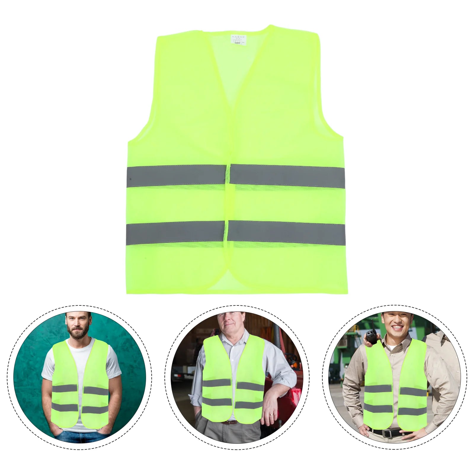 4 PCS High Visibility Cycling Riding Vests Reflective Safety Vests Jackets for Outdoor Construction Work Safety Road Traffic San by Anti Spier