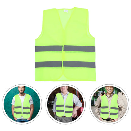 4 PCS High Visibility Cycling Riding Vests Reflective Safety Vests Jackets for Outdoor Construction Work Safety Road Traffic San by Anti Spier