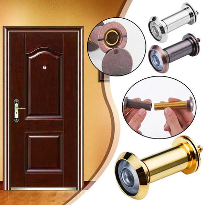 Front Door Peephole Viewer Apartment Essentials Security Cat Eye Mirror New 2024 by Anti Spier