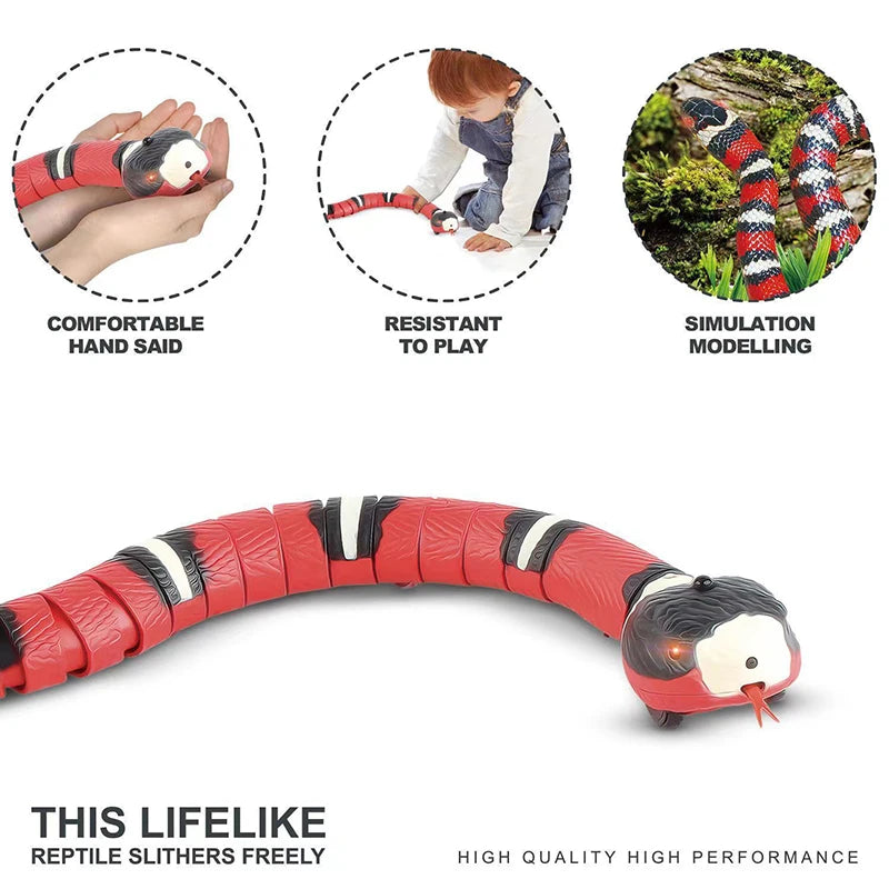 2023 Eletronic Smart Sensing Snake Automatic Cat Toys For Cats Dogs Pet Kitten Toys Pet Accessories by Anti Spier
