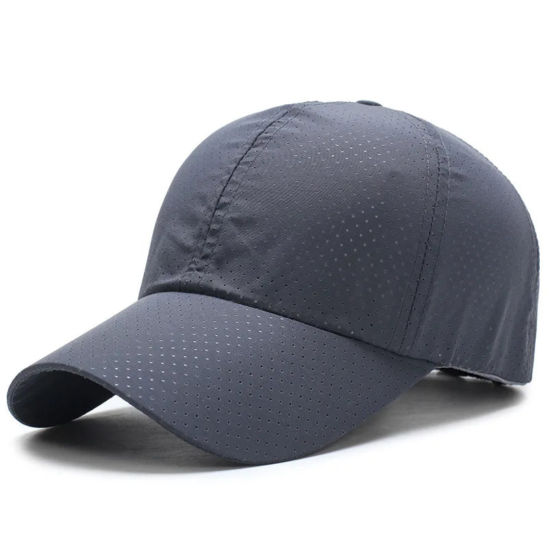 Quick-Drying Hat Men Women Casual Sunscreen Versatile Baseball Cap Outdoor Sunshade Summer Punched Breathable Duck Tongue Hat by Anti Spier