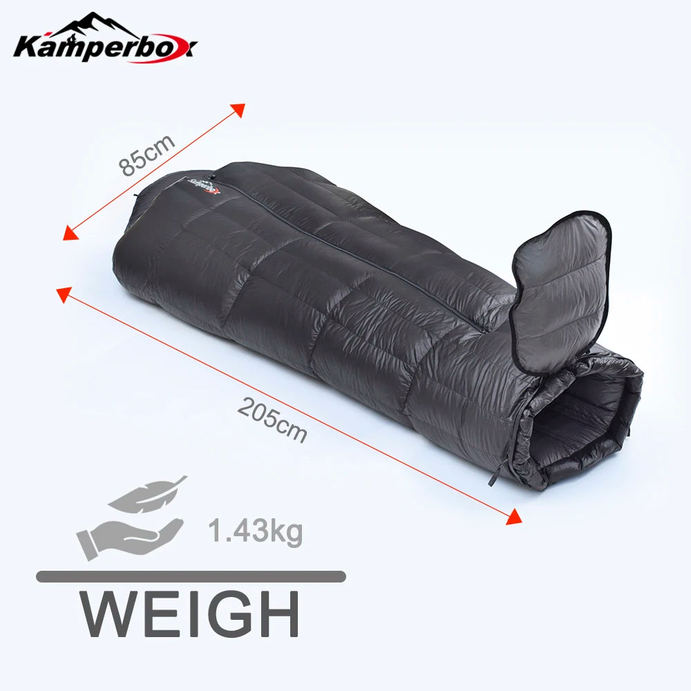 Kamperbox Winter Sleeping Bags Camping Down Sleeping Bags Winter Outdoor Ultralight Sleeping Bags Camping Equipments by Anti Spier