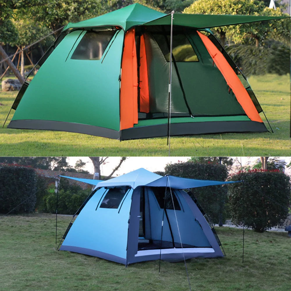 Outdoor Automatic Quick Open Tent Waterproof Camping Tent 3-4 Person Instant Setup Tent by Anti Spier
