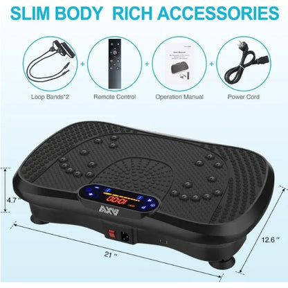 Vibration Plate Fitness Platform Exercise Machine Vibrating Lymphatic Drainage Shaking Full Body Shaker Workout Vibrate by Anti Spier