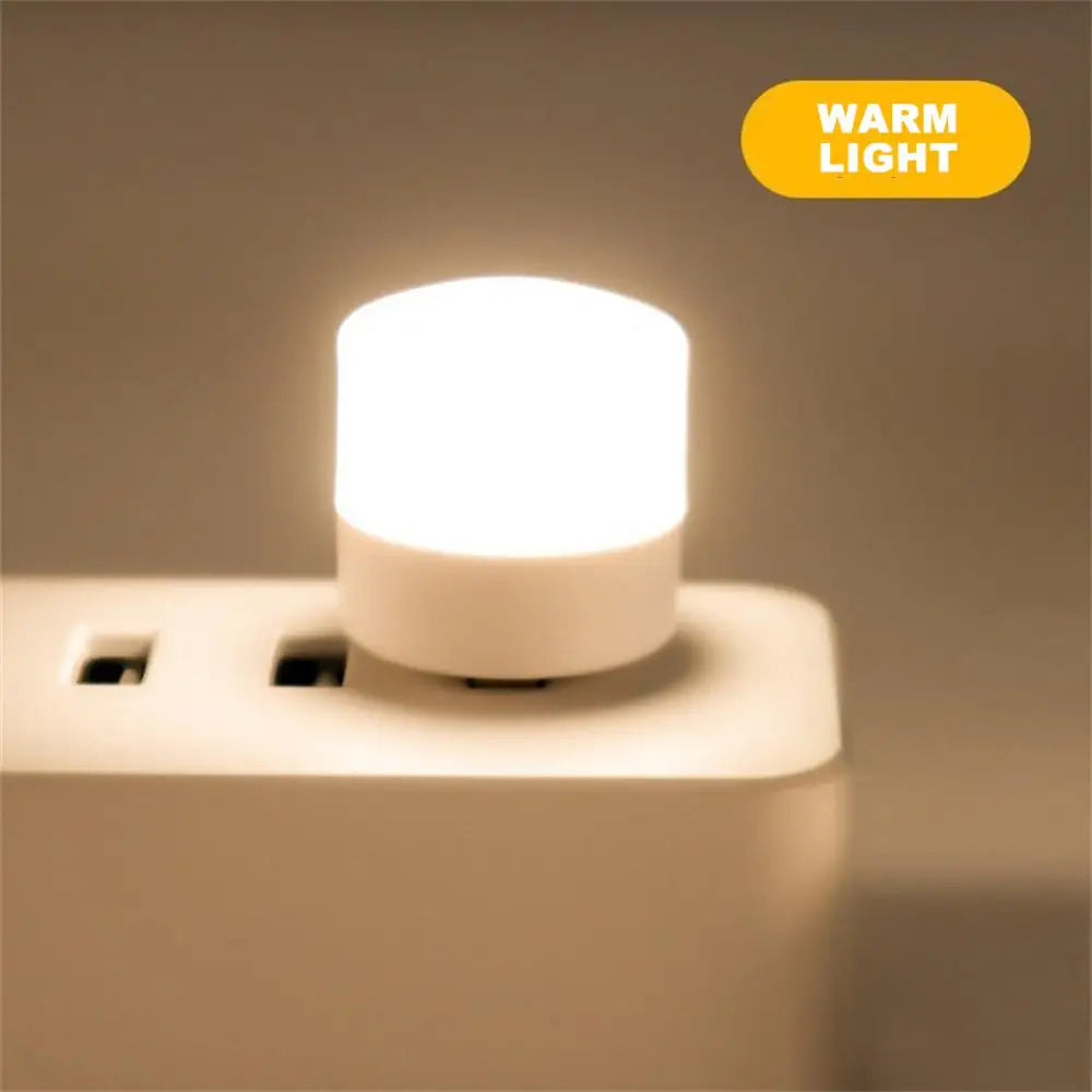 4 piece Mini USB Plug Lamp 5V 1.2W Super Bright Eye Protection Book Light Computer Mobile Power Charging USB Small Night Light by Anti Spier