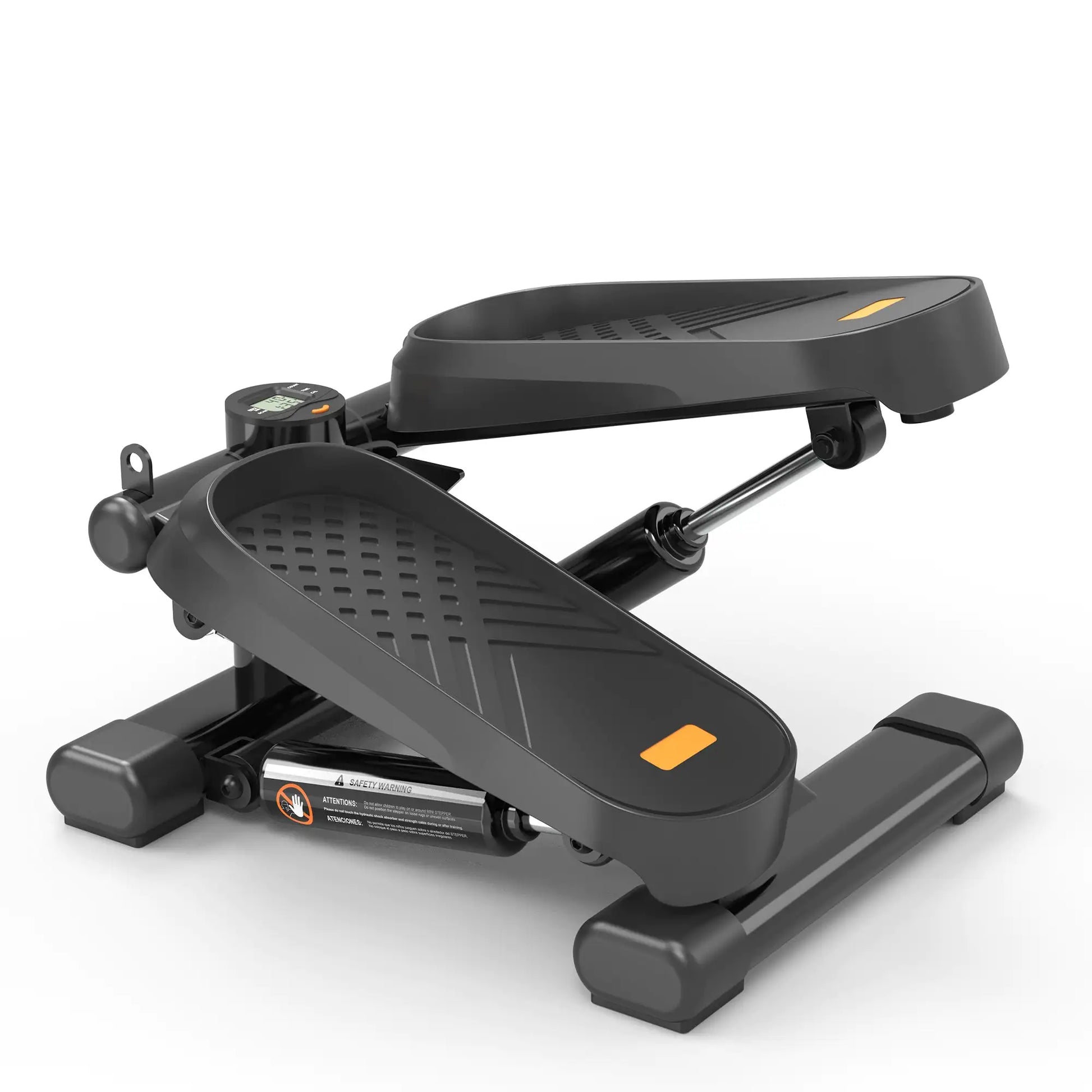 Home Office Exercise 330LBS Capacity Mini Stepper With Resistance Bands And LCD Monitor by Anti Spier