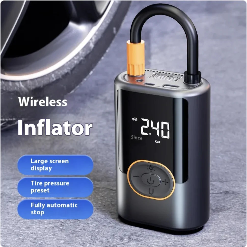 High-Pressure Car Inflator with Fast Charging by Anti Spier