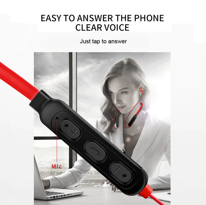 Waterproof Bluetooth 5.0 Earbuds Stereo Sport Wireless Headphones in Ear Headset by Anti Spier