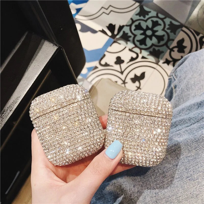 Luxury Bling Earbuds Case by Anti Spier