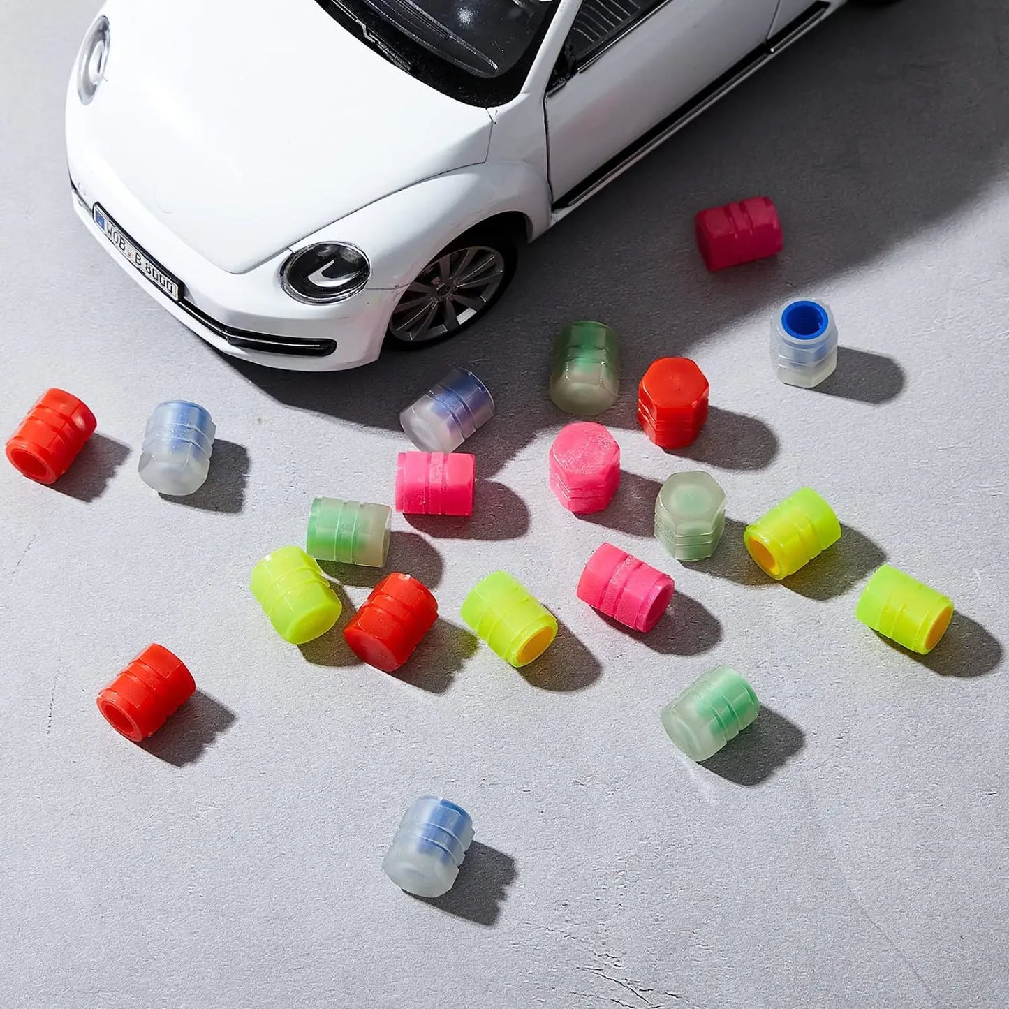 Glow in The Dark Tire Valve Caps by Anti Spier