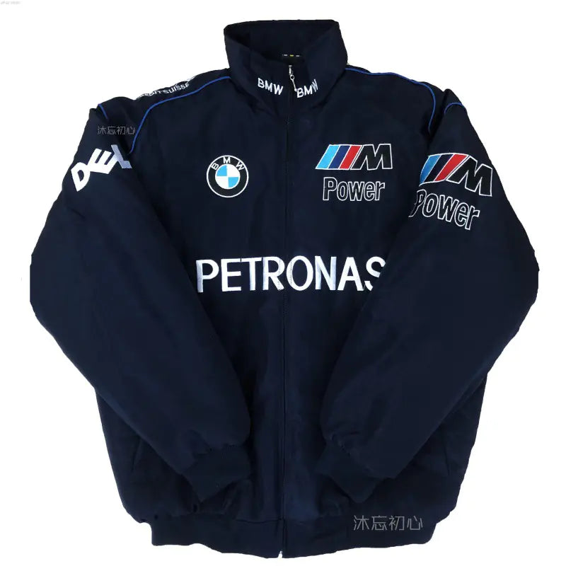 F1 Motorcycle Racing Jacket with Vintage Embroidery by Anti Spier