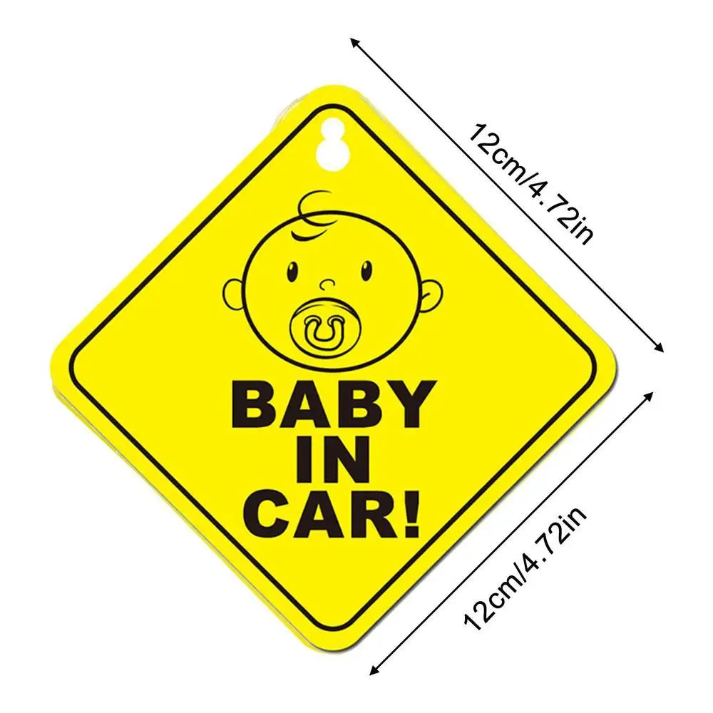 Baby On Board BABY IN CAR PVC Stickers Safety Reflective Tuning Cartoon Window Decals Automobiles Personalized Ornaments by Anti Spier