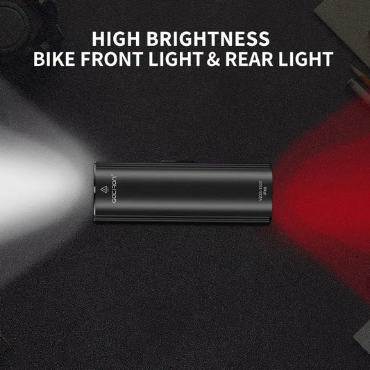 GACIRON Cycling Flash V20S 1000lm Headlight WithTaillight Rechargeable Lamp IPX6 Waterproof Bicycle Front Light Bike Accessories by Anti Spier
