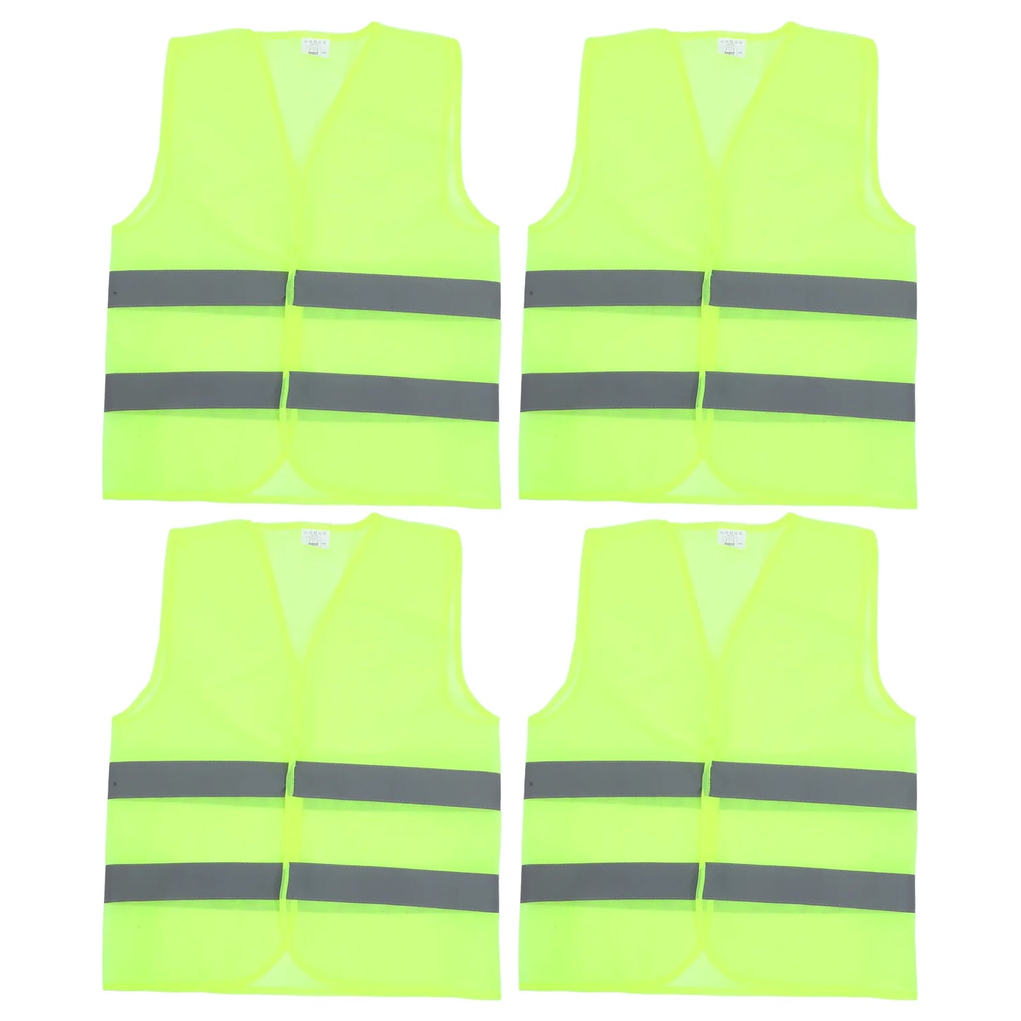 4 PCS High Visibility Cycling Riding Vests Reflective Safety Vests Jackets for Outdoor Construction Work Safety Road Traffic San by Anti Spier