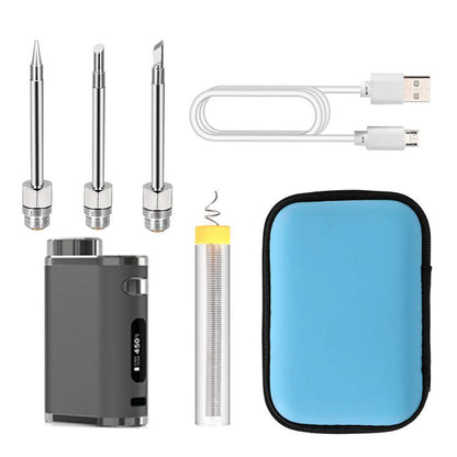 Rechargeable Soldering Iron Wireless Battery Soldering Iron With USB Charging 1w75w High Power With 3 Tips For Outdoor Soldering by Anti Spier