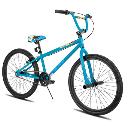 Hiland BMX Bike,24 26 inch,Beginner-Level to Advanced Riders with 2 Pegs,Kid’s Adults Bicycles, Multiple Colors by Anti Spier
