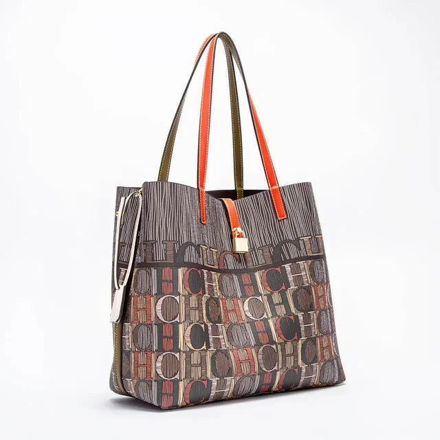 CH Ladies Handbag Large 2024 New Multifunctional Fashion Design Classic Retro Capacity Shoulder Bag Ladies Handbag Luxury Brand by Anti Spier