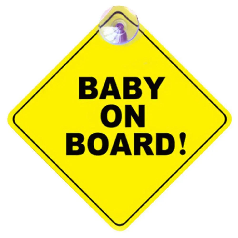 Baby On Board BABY IN CAR PVC Stickers Safety Reflective Tuning Cartoon Window Decals Automobiles Personalized Ornaments by Anti Spier