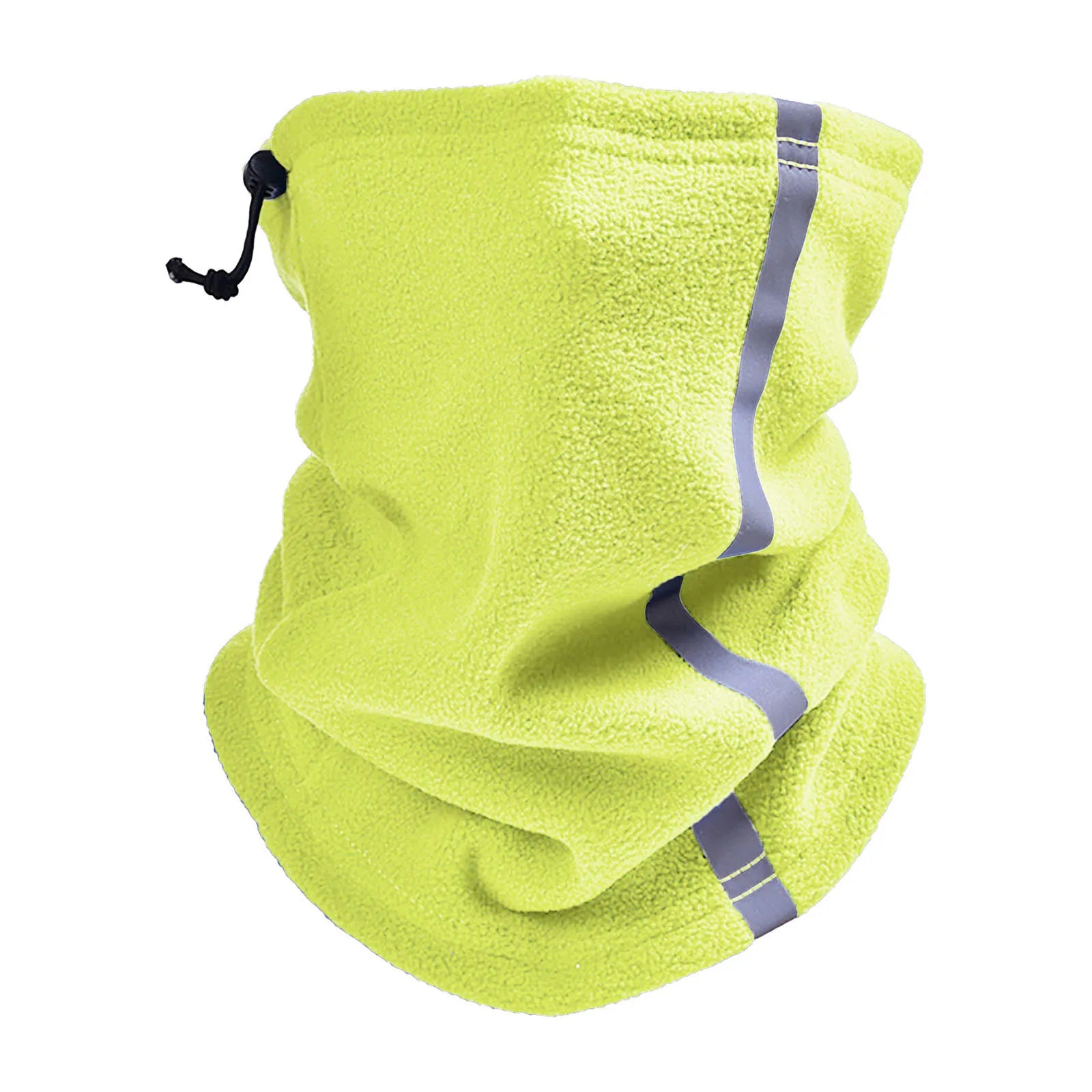 Winter Cycling Motorcycle Bandana Thermal Fleece Warm Buff Neck Scarf Face Cover Reflective Neck Tube Facemask Multi-Functional by Anti Spier