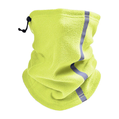 Winter Cycling Motorcycle Bandana Thermal Fleece Warm Buff Neck Scarf Face Cover Reflective Neck Tube Facemask Multi-Functional by Anti Spier