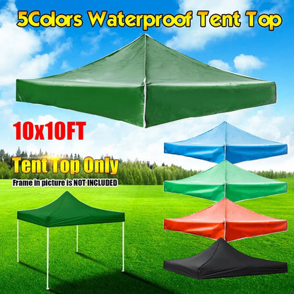 3x3M Waterproof Top Cover Replacement Gazebo Canopy Roof Sunshade Outdoor Cover Sunshade Patio Pavilion Cover by Anti Spier