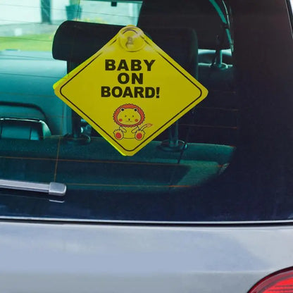 Baby On Board BABY IN CAR PVC Stickers Safety Reflective Tuning Cartoon Window Decals Automobiles Personalized Ornaments by Anti Spier