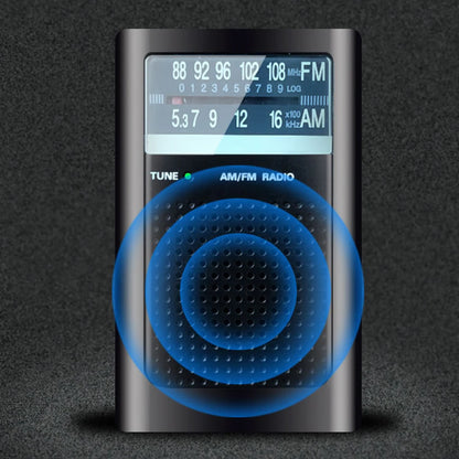 Pocket Radios Built-in Antenna Battery Operated AM FM Radio with Loud Speaker Dual-channel Stereo for Elderly Gifts by Anti Spier