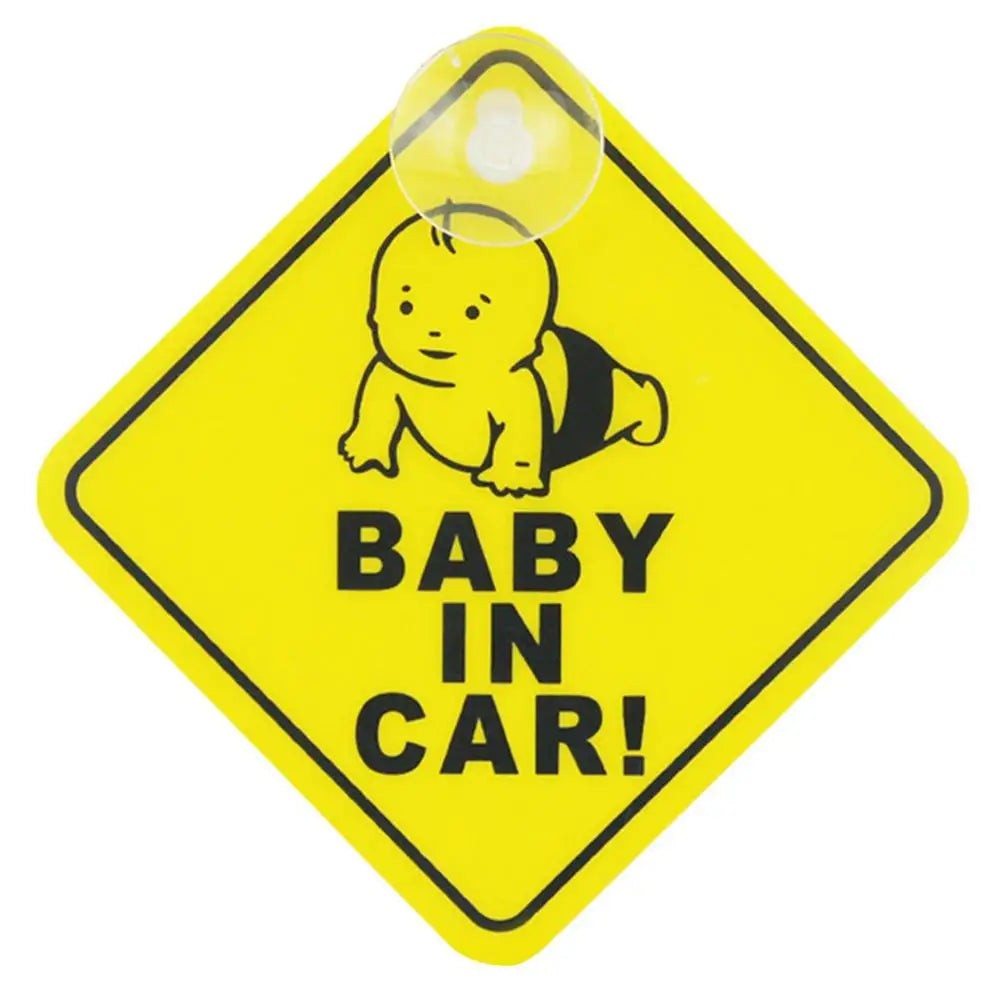 Baby On Board BABY IN CAR PVC Stickers Safety Reflective Tuning Cartoon Window Decals Automobiles Personalized Ornaments by Anti Spier