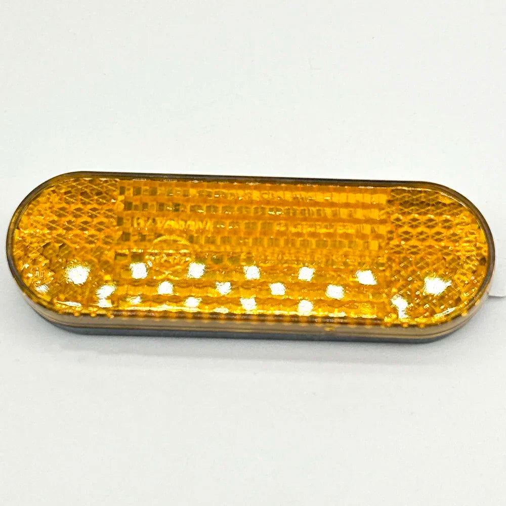 Enhance Safety with Small Amber/White/Red Reflective Round Reflectors for Scooters by Anti Spier