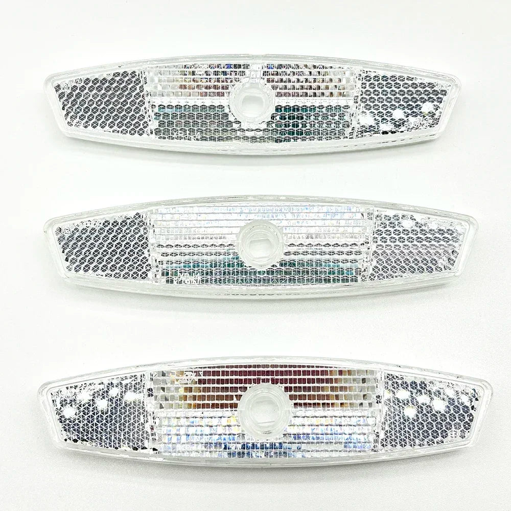 Enhance Safety with Small Amber/White/Red Reflective Round Reflectors for Scooters by Anti Spier