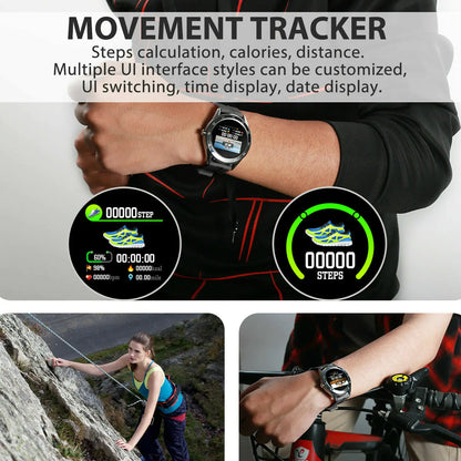 Waterproof Bluetooth Smart Watch Phone Mate Heart Rate Tracker For iOS Android by Anti Spier