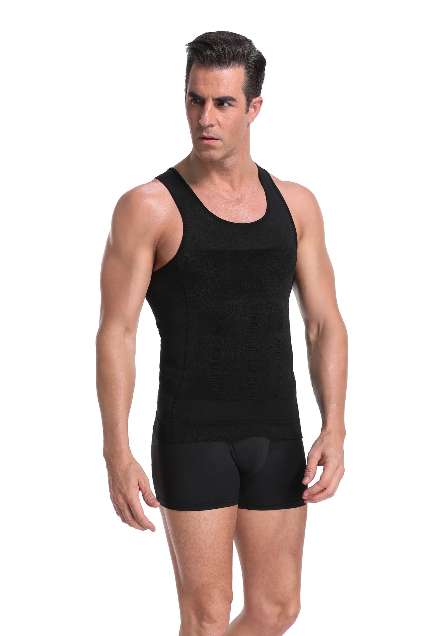 Men's Slimming Body Shaper Vest - Streamlined Compression Support, Tummy & Chest Sculpting, Breathable Everyday Wear by Anti Spier