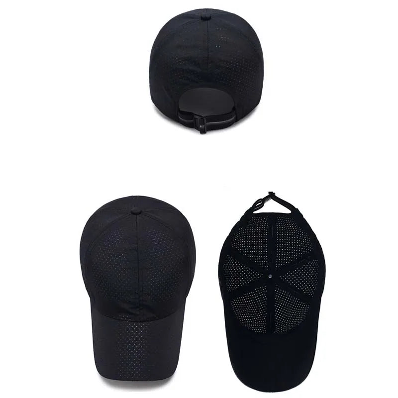 Quick-Drying Hat Men Women Casual Sunscreen Versatile Baseball Cap Outdoor Sunshade Summer Punched Breathable Duck Tongue Hat by Anti Spier