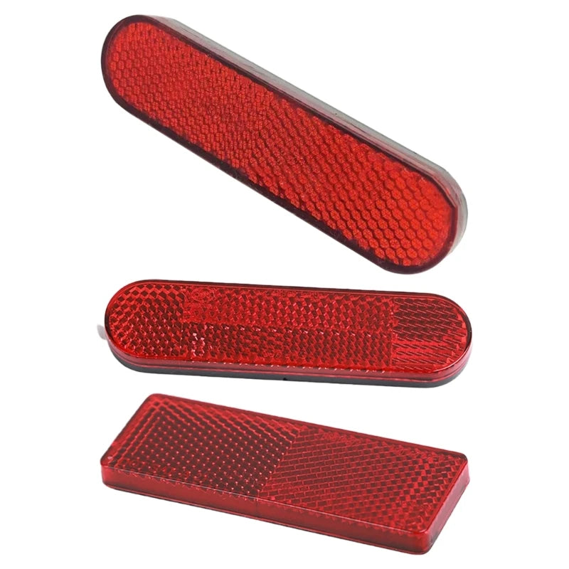 2024 New Reflective Mud Flap Reflectors Accessories For Motorized Bikes Electric Scooters Motorcycles, Improves Nighttime Safety by Anti Spier