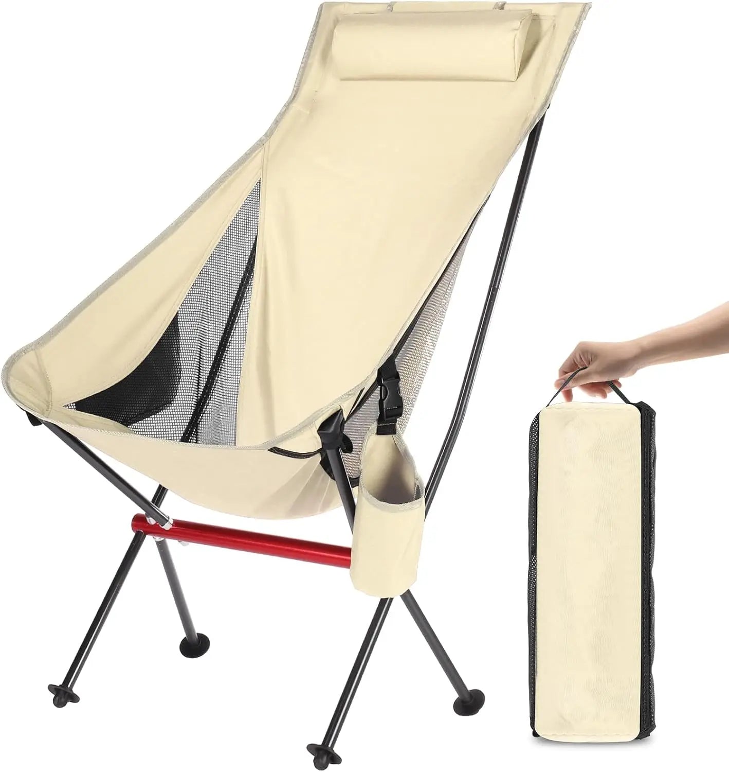 Outdoor Camping Ultralight Folding Chair Travel Chair Fishing BBQ Hiking Strong High Load 150kg Beach Oxford Cloth Fishing Chair by Anti Spier