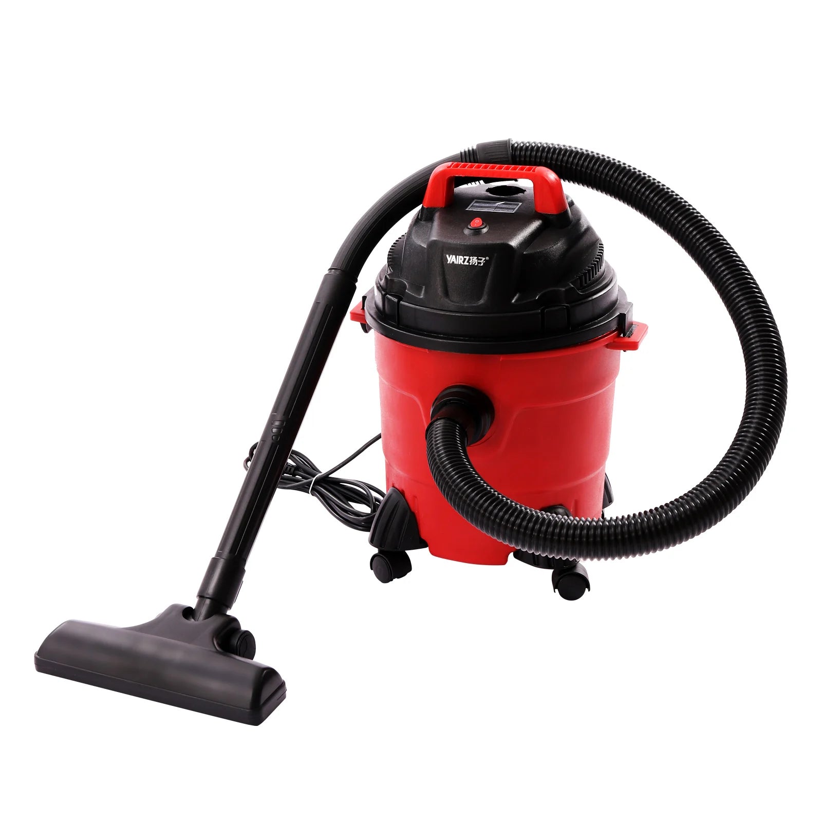 15L/4Gal Wet/dry vacuum rolling vacuum cleaner, portable heavy-duty workshop, vacuum 3-in-1 function,HEPA Cartridge,Flat mouthed by Anti Spier