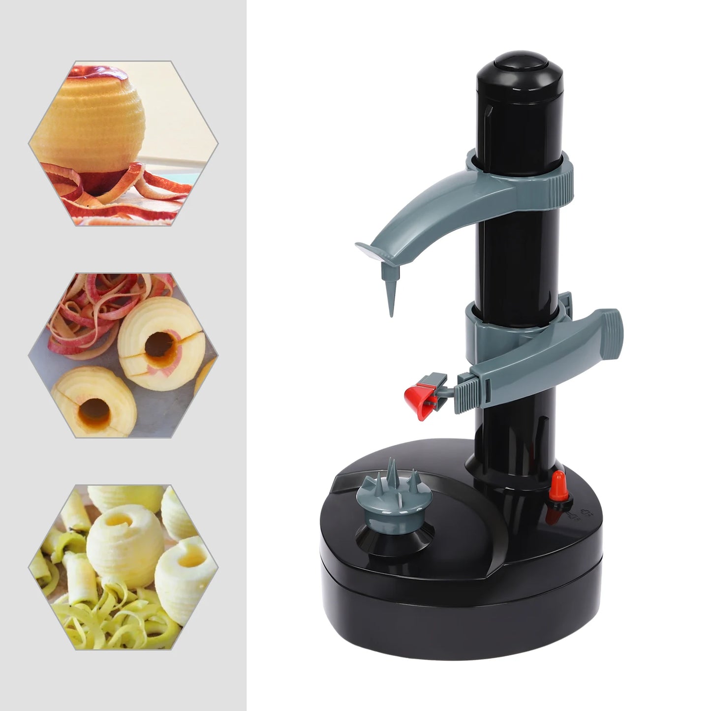 Kitchen Electric Fruit Pear Potatoes Vegetable Skin-peeling Home Peeler Plastic by Anti Spier