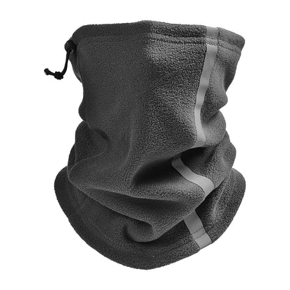 Winter Cycling Motorcycle Bandana Thermal Fleece Warm Buff Neck Scarf Face Cover Reflective Neck Tube Facemask Multi-Functional by Anti Spier
