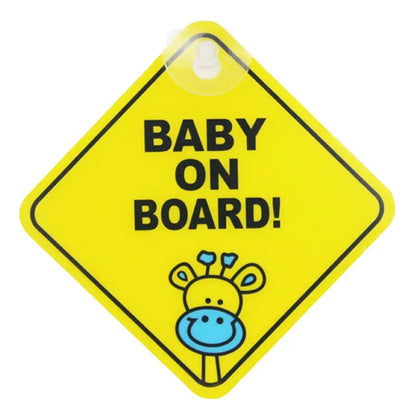 Baby On Board BABY IN CAR PVC Stickers Safety Reflective Tuning Cartoon Window Decals Automobiles Personalized Ornaments by Anti Spier