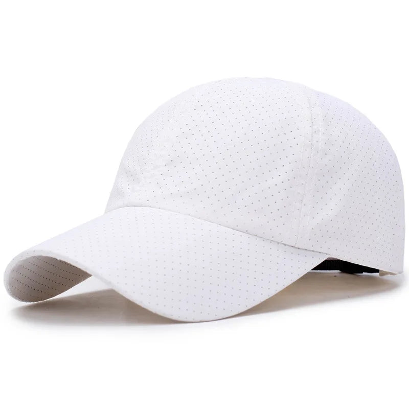 Quick-Drying Hat Men Women Casual Sunscreen Versatile Baseball Cap Outdoor Sunshade Summer Punched Breathable Duck Tongue Hat by Anti Spier