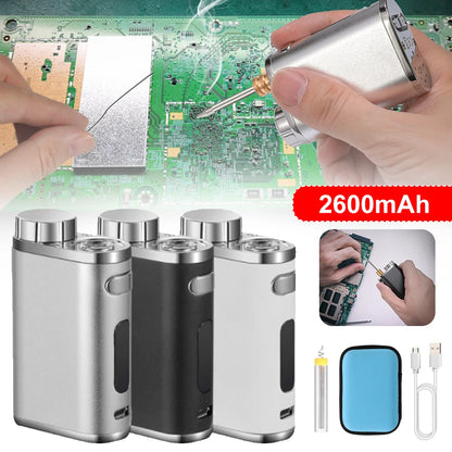 Rechargeable Soldering Iron Wireless Battery Soldering Iron With USB Charging 1w75w High Power With 3 Tips For Outdoor Soldering by Anti Spier