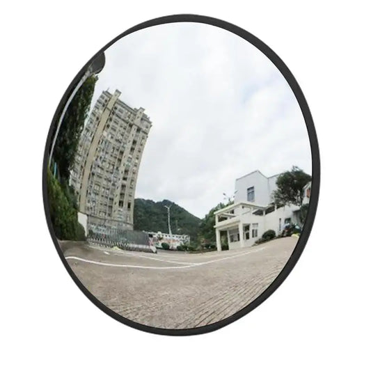 Outdoor Convex Mirror 11.8in Round Adjustable Security Mirror Wide Angle Blind Spot Store Mirror Corner Mirror For Trucks by Anti Spier