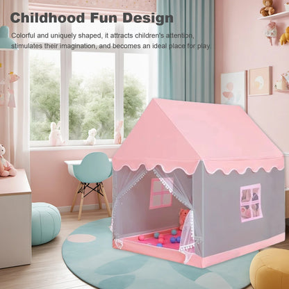 Kids Tent for Toddlers Kids with Windows Playhouse Tent Castle Play Tent Play House for Children Indoor and Outdoor Games by Anti Spier
