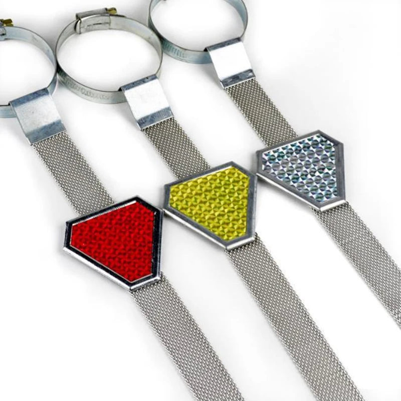 1Pc Auto Anti- Static Metal Strap Car Reflective Warning Electrostatic Strip Vehicle Ground Wire Safety Warning Chain by Anti Spier