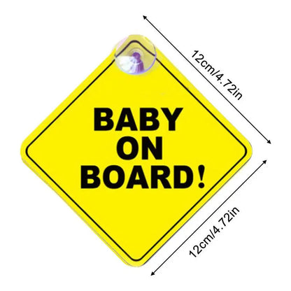 Baby On Board BABY IN CAR PVC Stickers Safety Reflective Tuning Cartoon Window Decals Automobiles Personalized Ornaments by Anti Spier