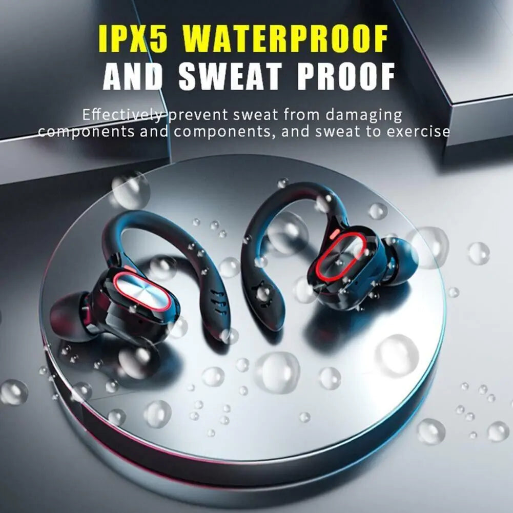 Bluetooth Headset 5.1 True Wireless Earphones Earbuds Headphones HiFi Sport TWS by Anti Spier